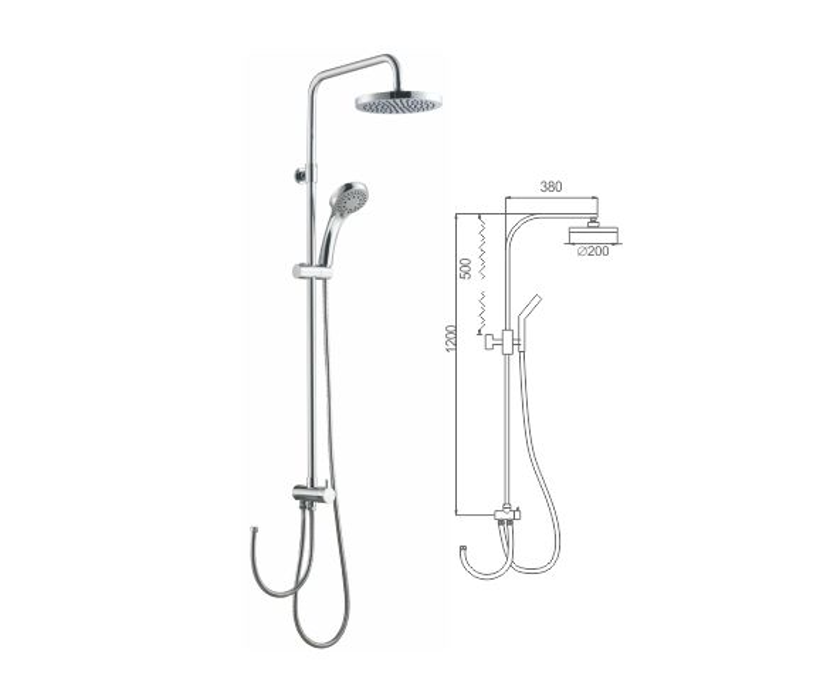 Ibergrif colonne de douche chrome m20703 ronde_62a49ec404695.png