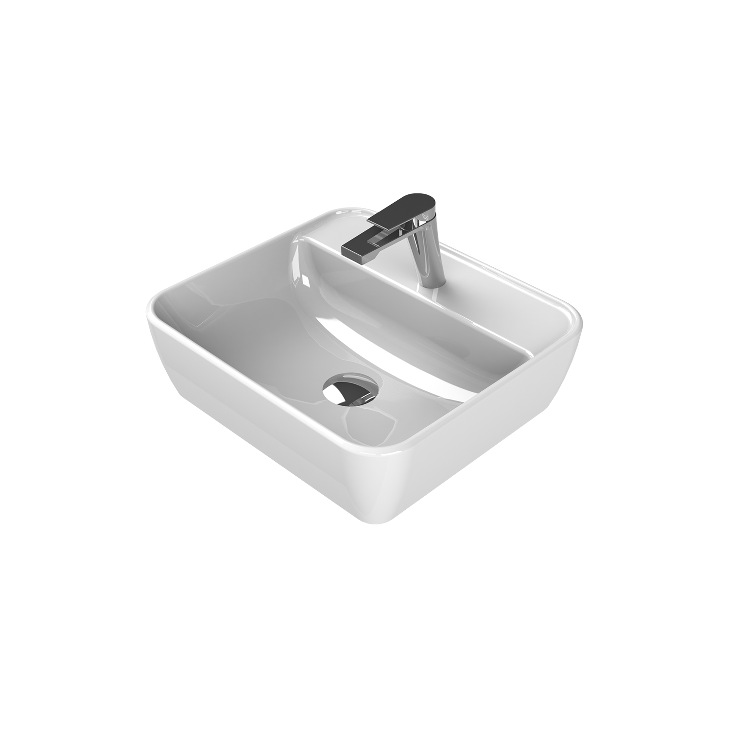 Vasque à Poser ONE Carré 46CM_62a9362722d50.png
