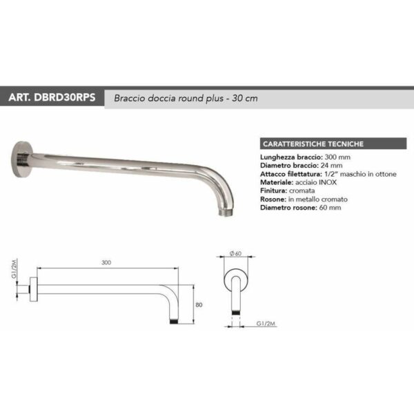 Zenith bras de douche mural rond chrome 40cm_62a4a2741fc98.jpeg