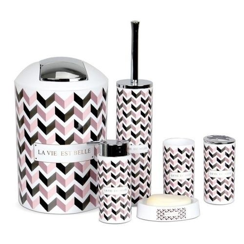Ensemble Accessoires salle de bain 6pcs la vie est belle_62d6022677a58.jpeg